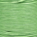 Metallic Green Leather Cord Round