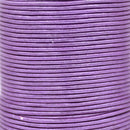 Berry Metallic Purple Leather Cord Round For DIY Jewelry 