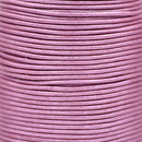 Metallic Mauve Pink Purple Leather Cord Round For DIY Jewelry 