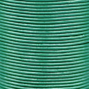 Emerald Green Color Leather Cord Round