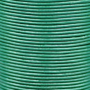 Emerald Green Color Leather Cord Round For DIY Jewelry