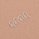 Silver Ear Wire Earring Parts For Earring Makings