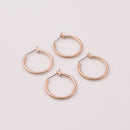 Rose Gold Ear Hoops For Earring Makings Findings 