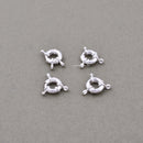 Silver Spring Round Clasp Lobster Clasp For Jewelry Makings 
