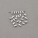 Silver Cord End Caps For Jewelry Makings