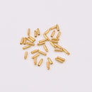 Gold Cord End Caps For Jewelry Makings