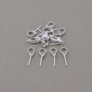 Silver Tear Drop Bail Pendant For DIY Jewelry