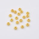 Gold Plated Coil Shape Bali Spacer Beads - 8mm