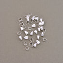 Silver Plated Open Pinch Pendant Bails