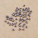 Black / Gunmetal Crimp Cover For Jewelry Makings 
