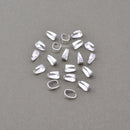 Silver Pinch Pendant Snap Open Bail Pendant For DIY Jewelry