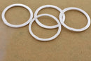 Silver Brushed Washer Stamping Blanks Circles For Jewelry Makings